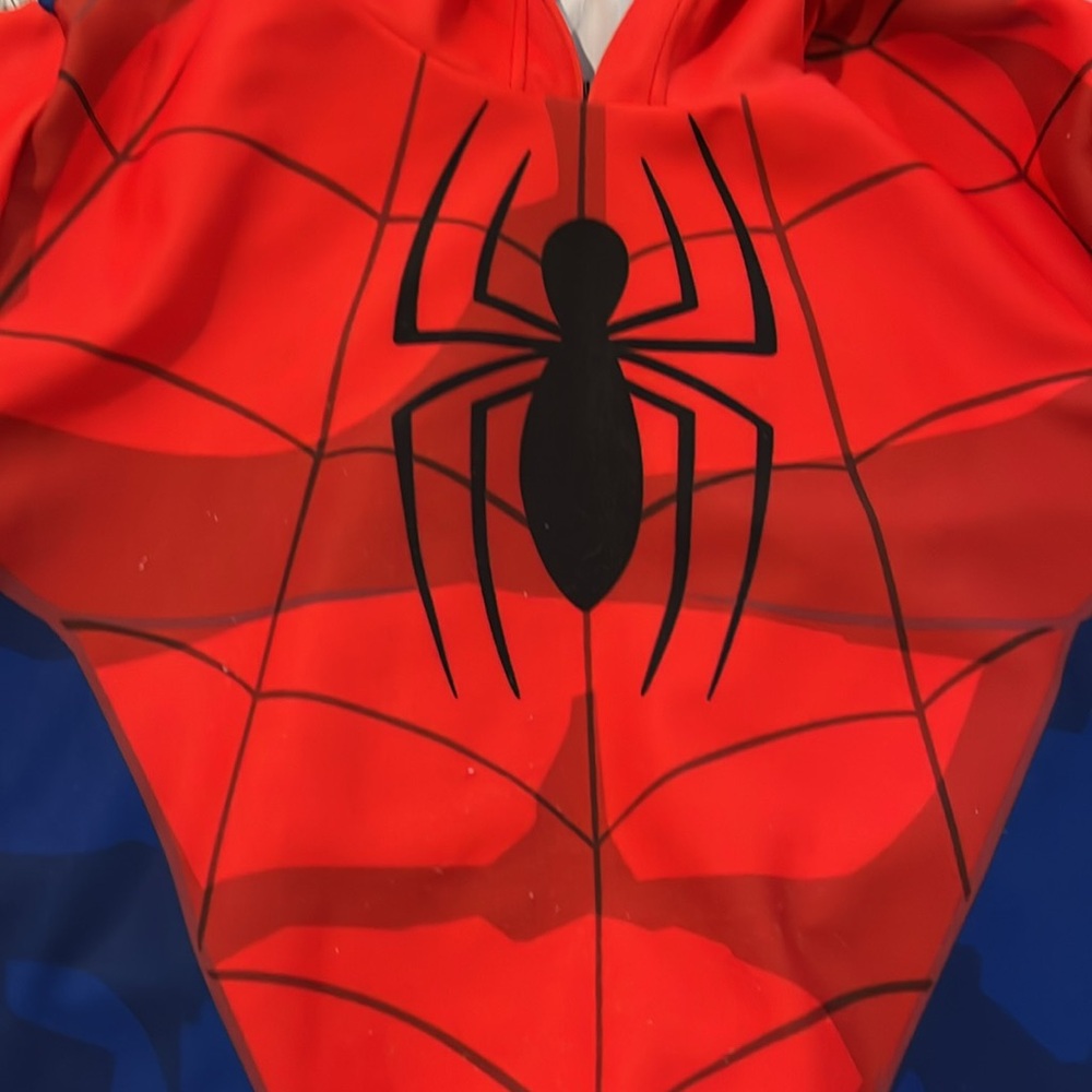 2T Spider-Man Rashguard with hood - Picture 2 of 4